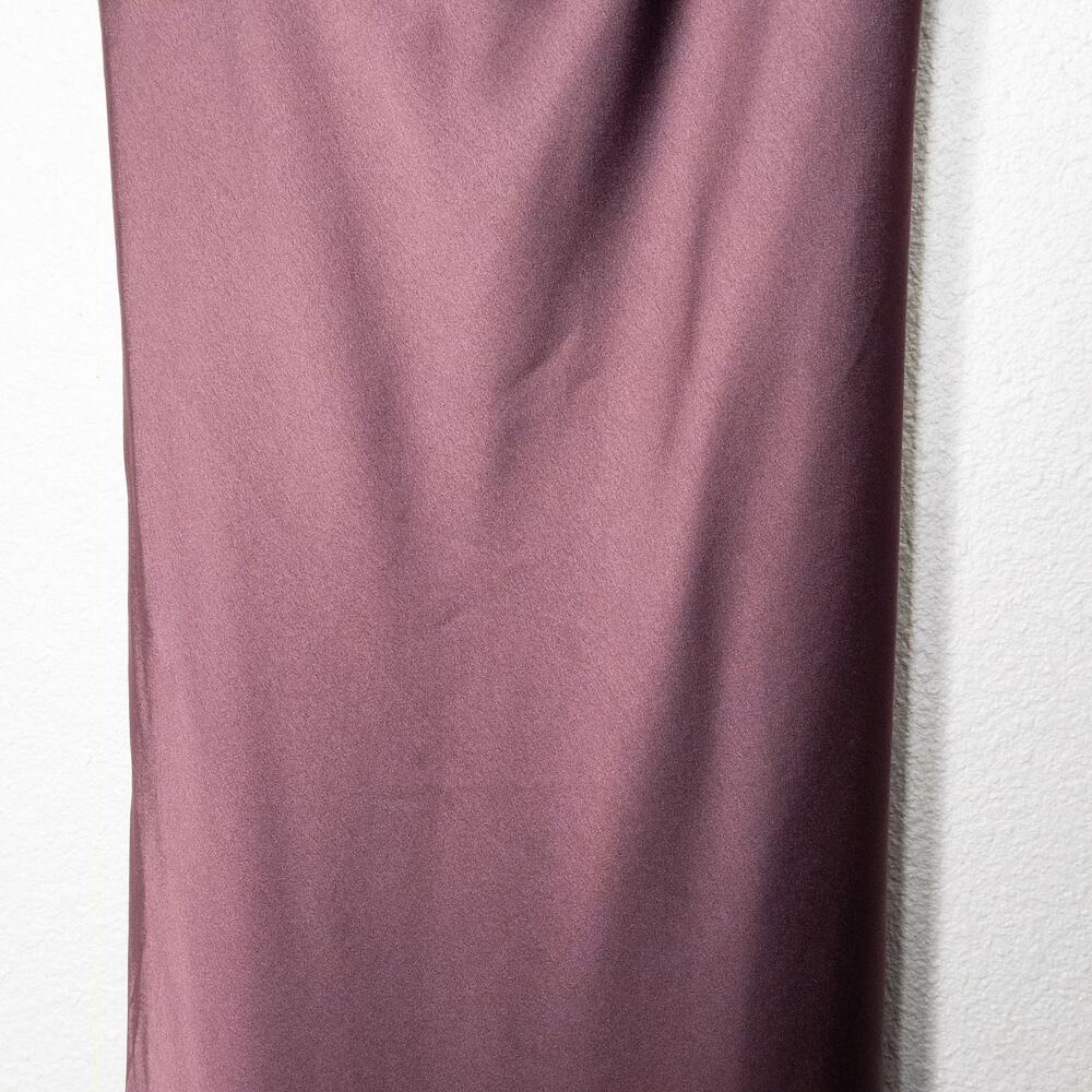 Show Me Your Mumu Purple Slip Dress Size S Cowl Neck Minimalist Romantic - Picture 4 of 7